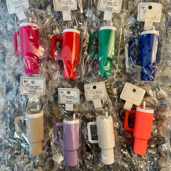 Accessories - Mini tumbler keychain accessory designed to hold small items.  purple or black